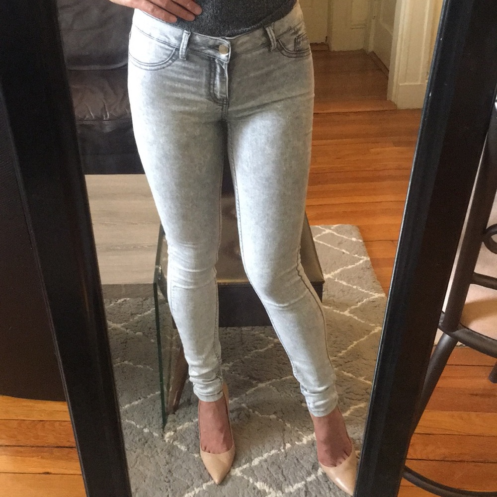Zara Skinny Jeans Mid Rise
